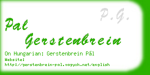 pal gerstenbrein business card